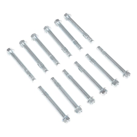 Vestil 3/4", 3/4" Dia., Steel 12 PK AS-346-12PK